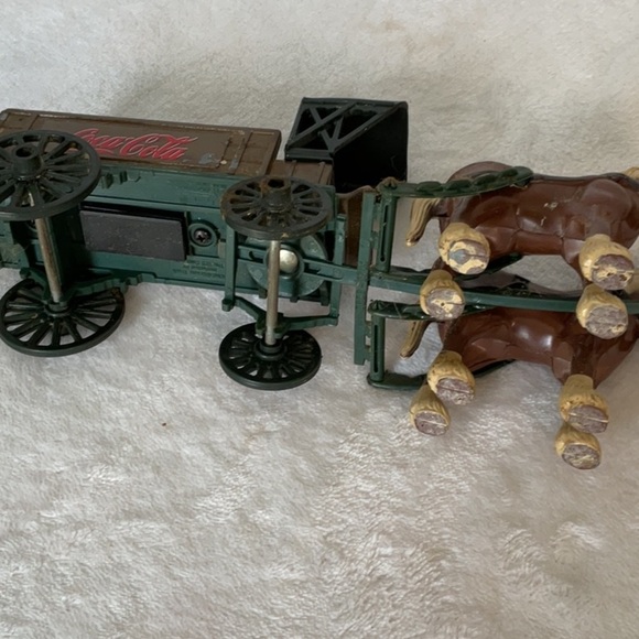 Cola cola vintage metal and plastic horse and buggy - Picture 4 of 4